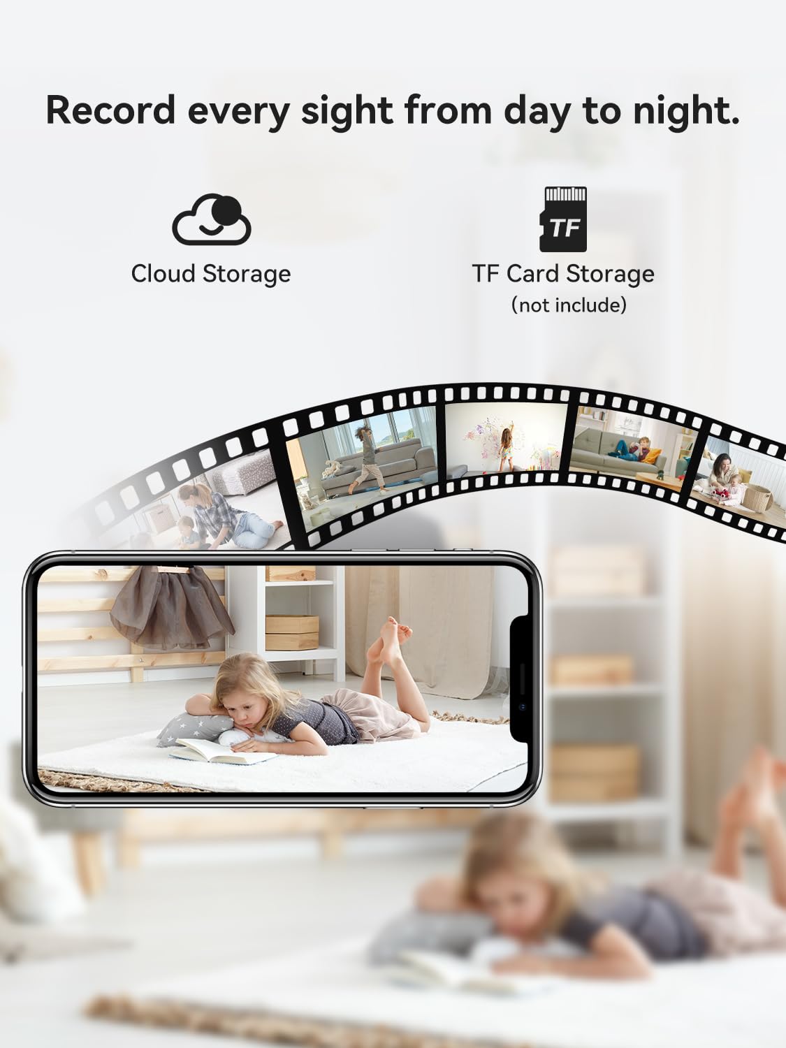 JAIOTlink 2K Indoor Security Camera with Night Vision