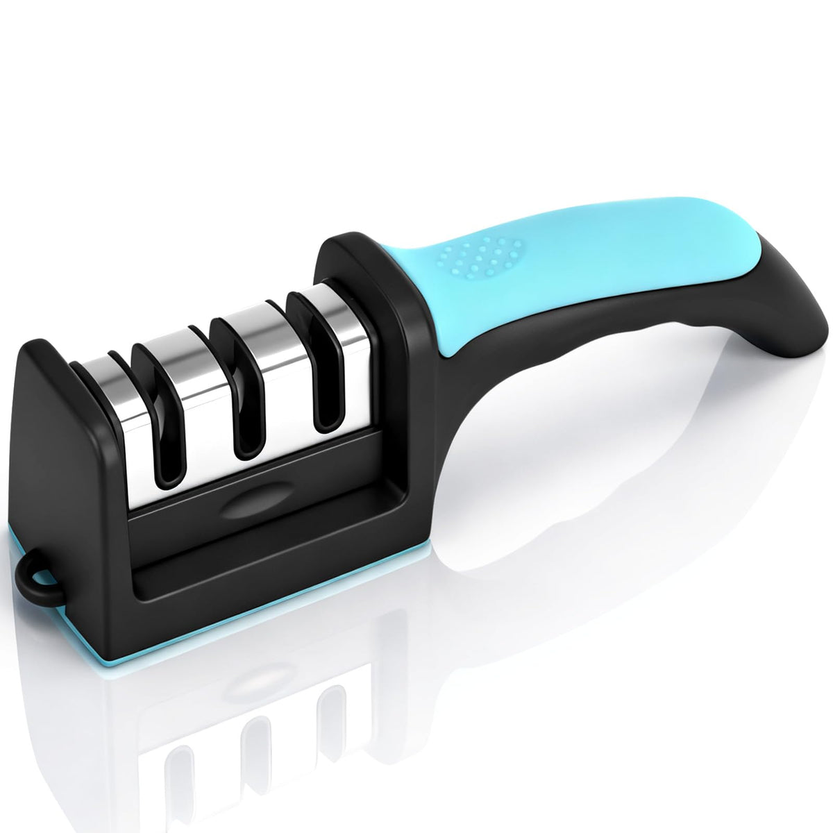 3-Stage Kitchen Knife Sharpener with Ergonomic Handle