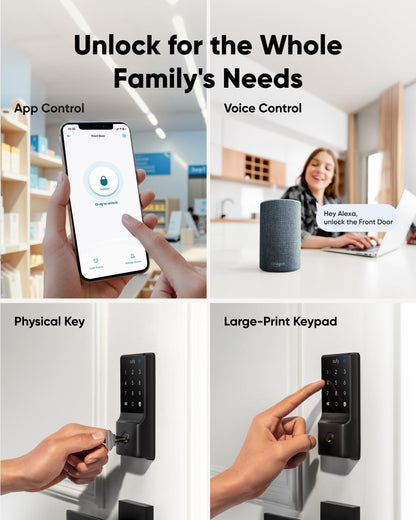 eufy Smart Lock, Keyless Entry Wi-Fi Deadbolt