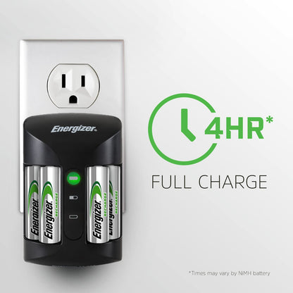 Energizer Recharge Pro AA/AAA Battery Charger with Batteries