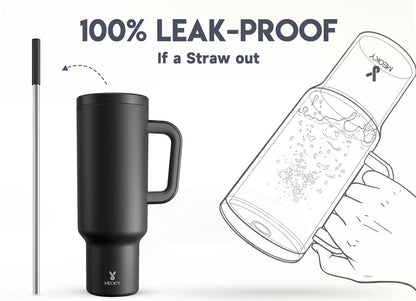 Meoky 50 oz Insulated Travel Mug with Lid