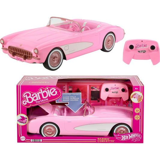 Hot Wheels RC Corvette Toy Car for 2 Dolls