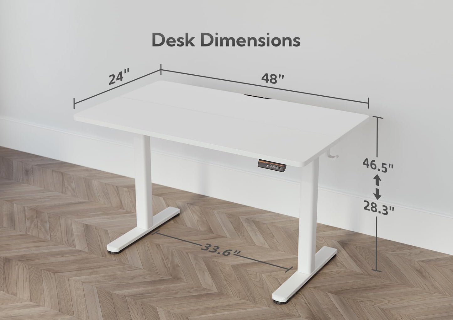 Electric Adjustable Standing Desk by YDN
