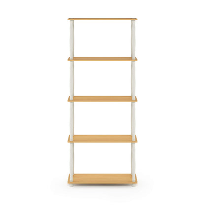 Furinno 5-Tier Multipurpose Storage Display Rack