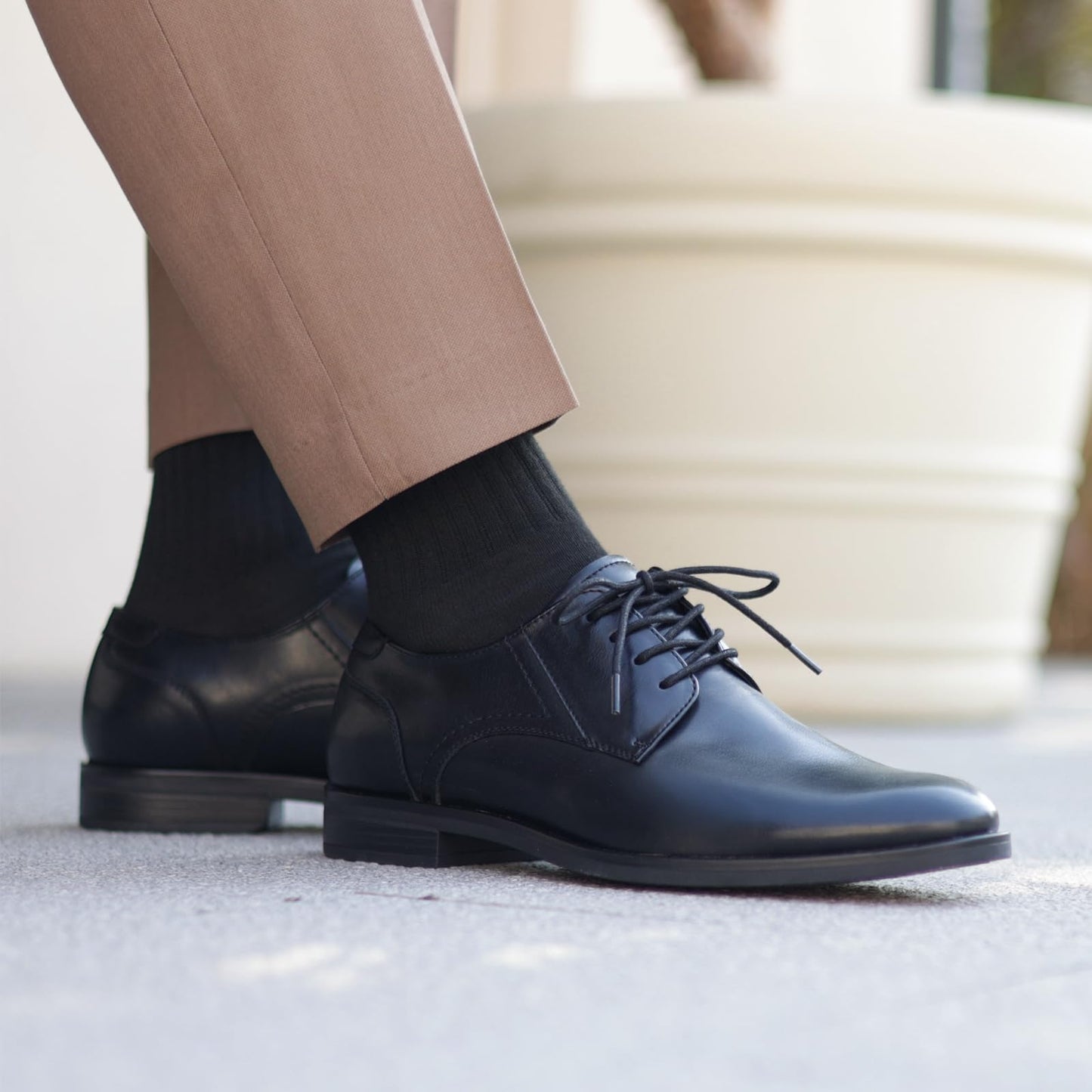 Mens Black Oxford Dress Shoes for Business