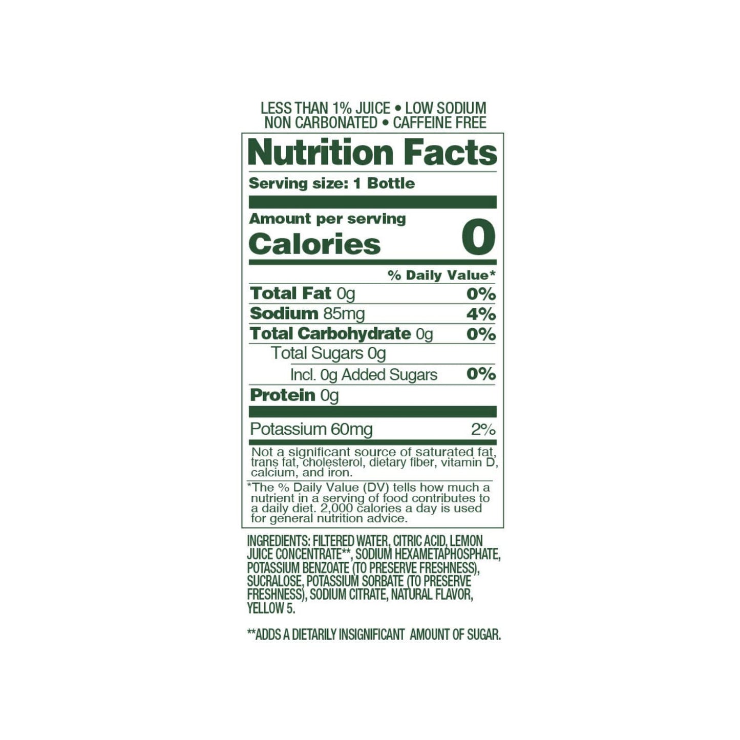 Nature's Twist Sugar Free Lemonade 24-Pack