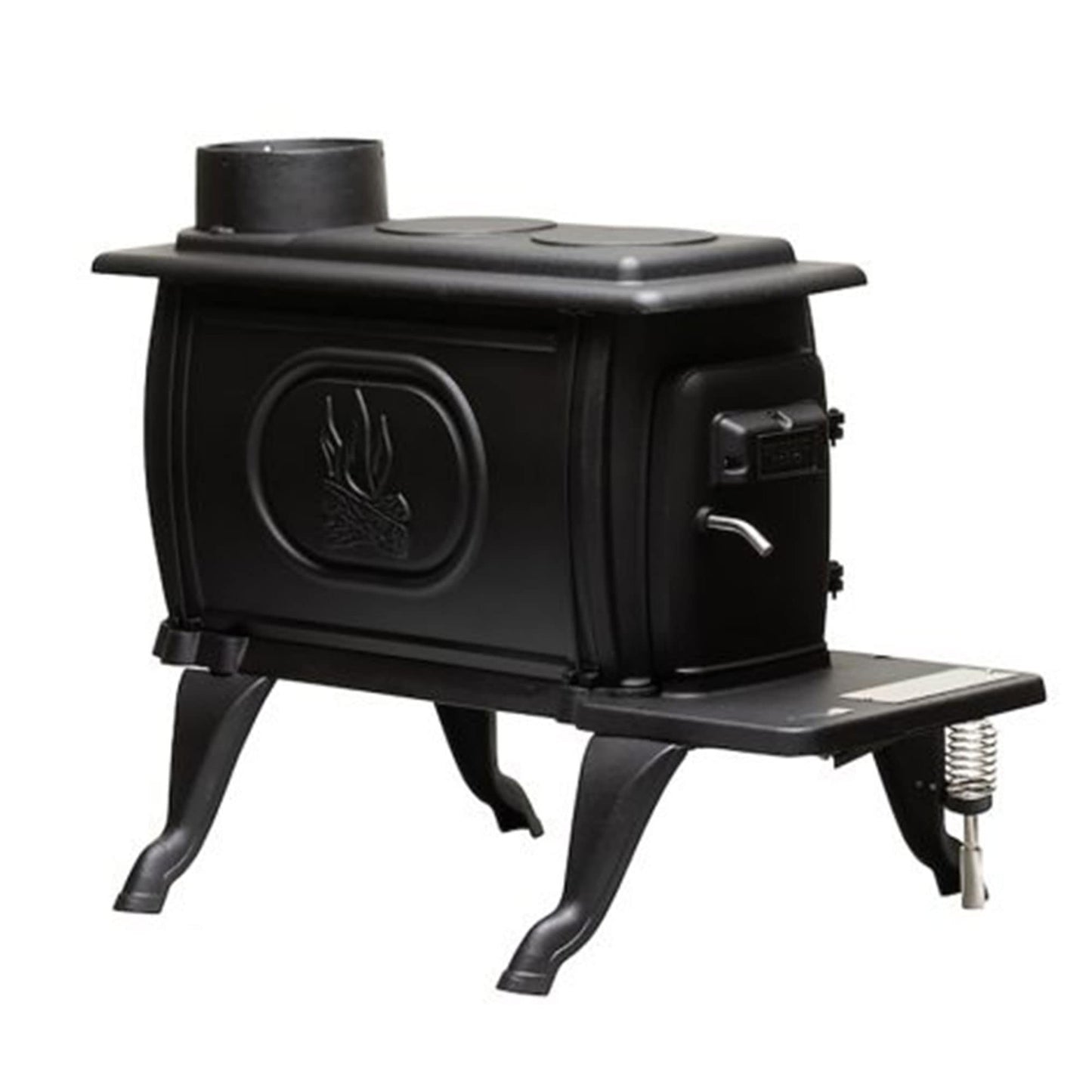 US Stove Cast Iron Wood Stove with Handle