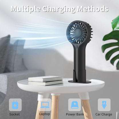Portable USB Rechargeable Handheld Fan by DABAIHQ