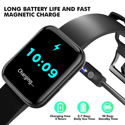 LOJUSIMEH Bluetooth Call Smartwatch for Fitness