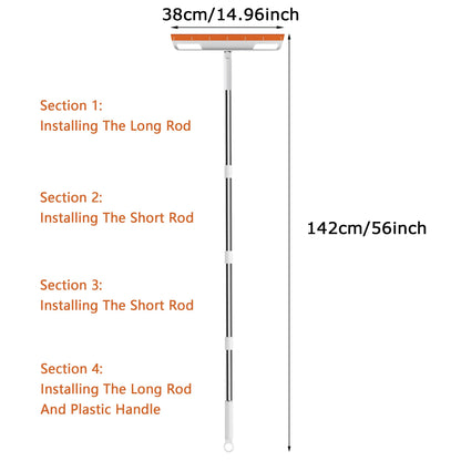 Multifunction Silicone Floor Squeegee for Cleaning