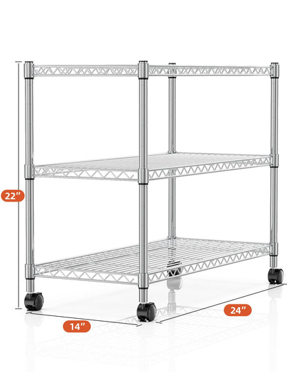 3-Tier Heavy Duty Storage Shelves by Simple Deluxe