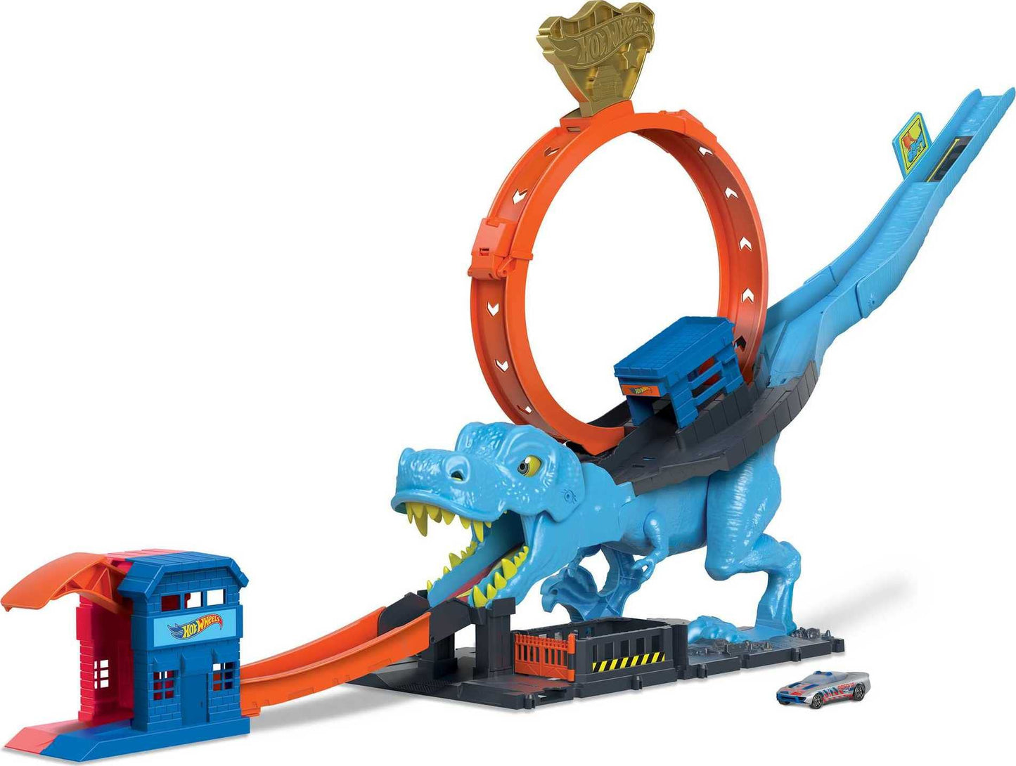 Hot Wheels T-Rex Chomp Track Set with Vehicle