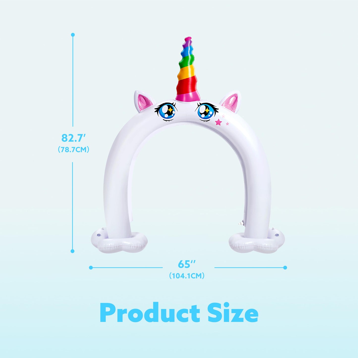 Inflatable Unicorn Sprinkler for Kids Outdoor Fun