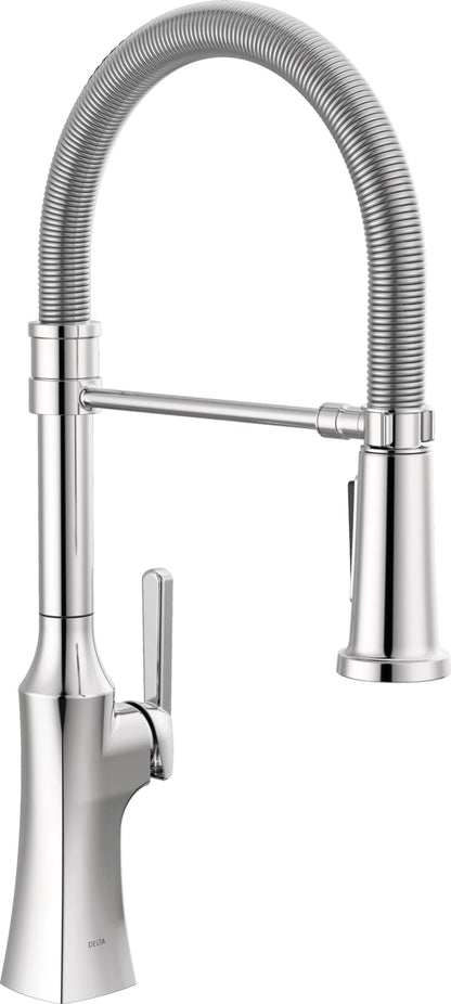 Delta Chrome Pull Down Kitchen Faucet with Sprayer