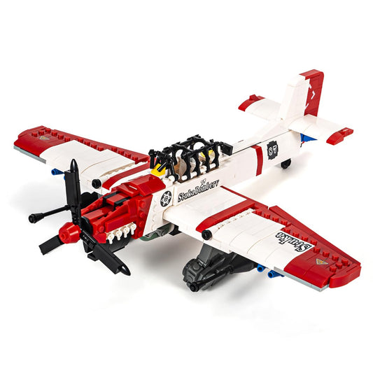 Military Airplane Building Blocks Set, 649 Pieces