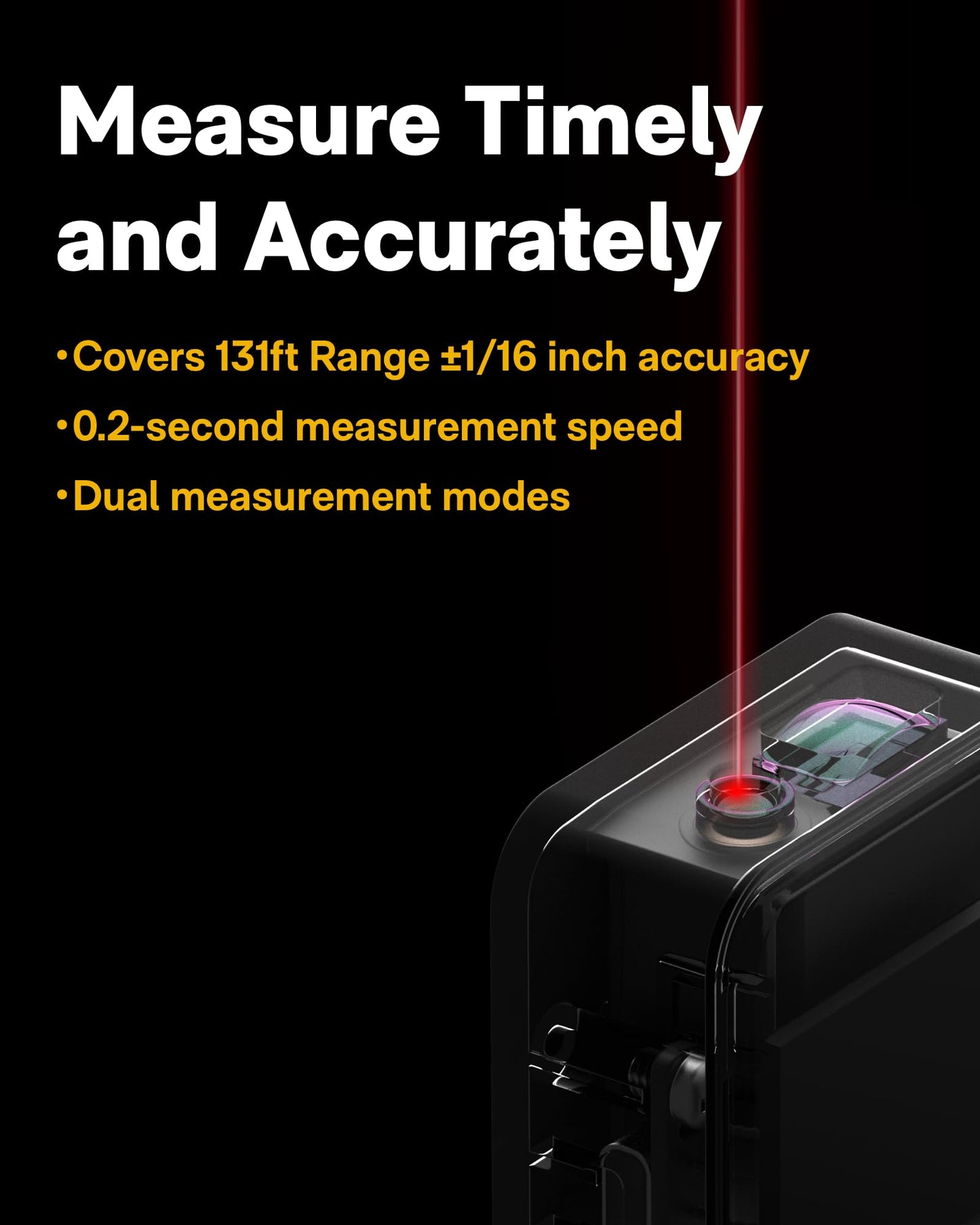 98ft HOTO Laser Measuring Tool with OLED Display