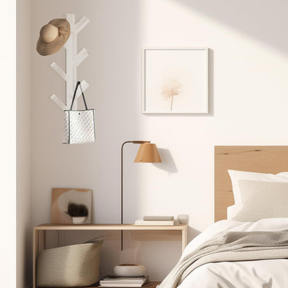Wall Mounted Acrylic Coat Rack for Hats & Bags
