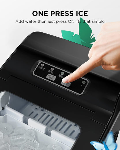 Portable Ice Maker Machine by Silonn, 26lbs/24Hrs
