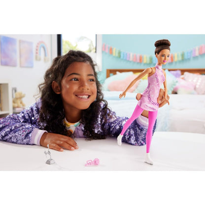 Barbie Ice Skater Doll with Trophy & Skates