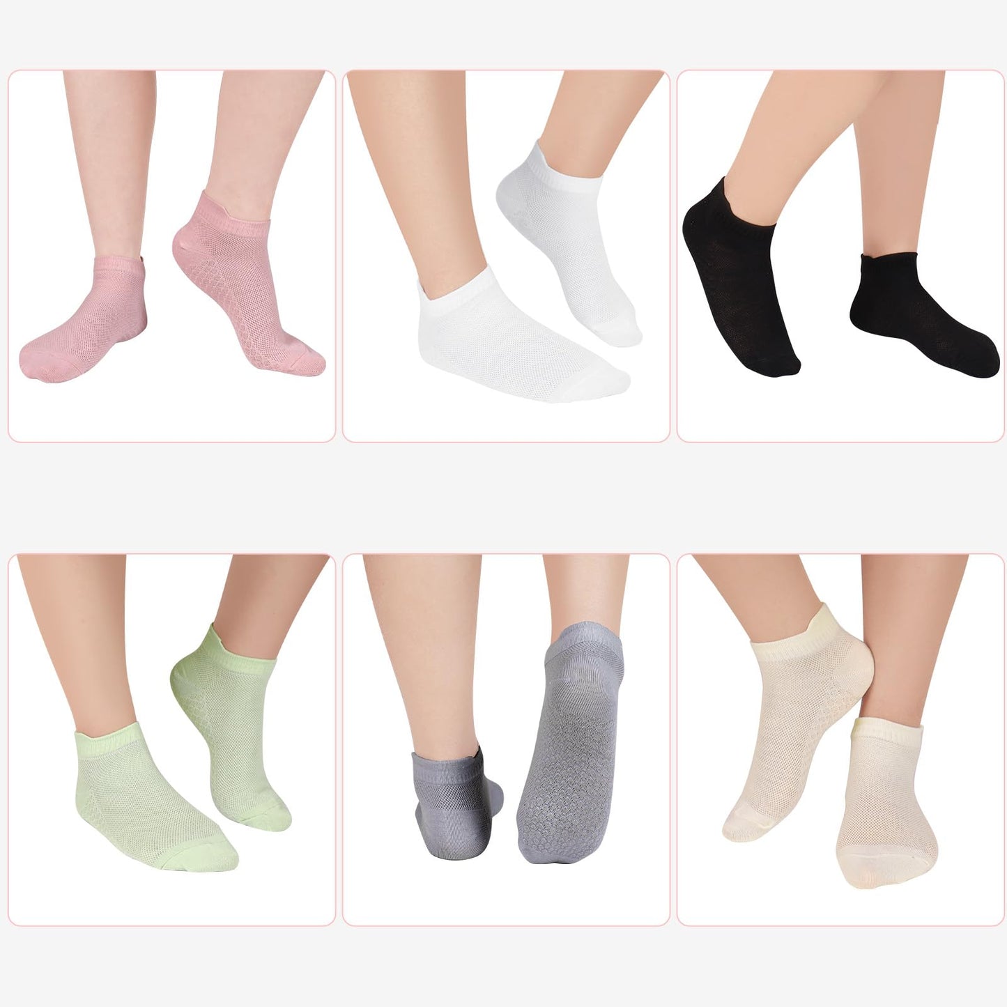 8 Pairs Women Ankle Socks - Regular Fit