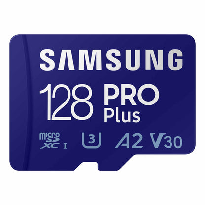 128GB SAMSUNG PRO Plus microSD Card for 4K UHD