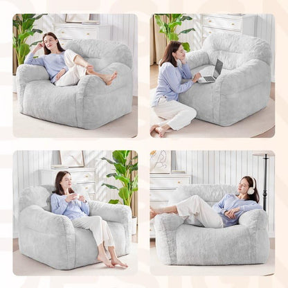 Giant Bean Bag Chair for Adults - Comfy Sofa