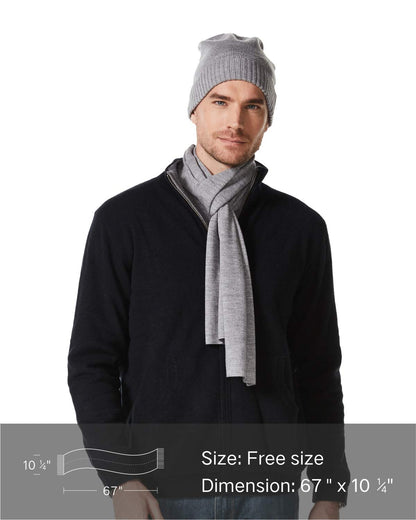 EURKEA Merino Wool Scarf & Beanie Gift Set