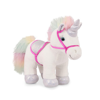 Plush Unicorn Stuffed Animal with Carrier Bag