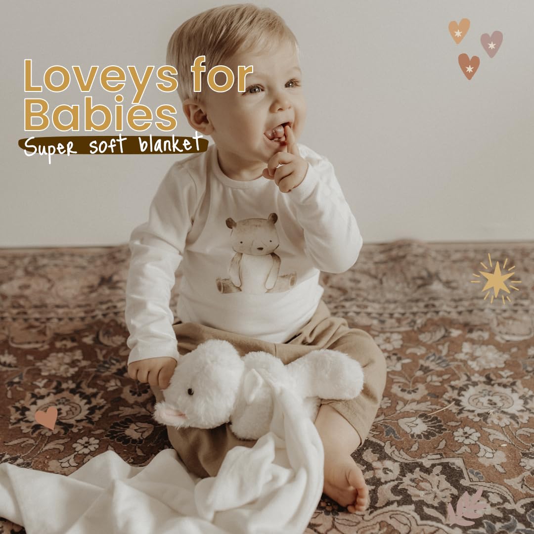 Unicorn Baby Lovey Security Blanket Plush Toy