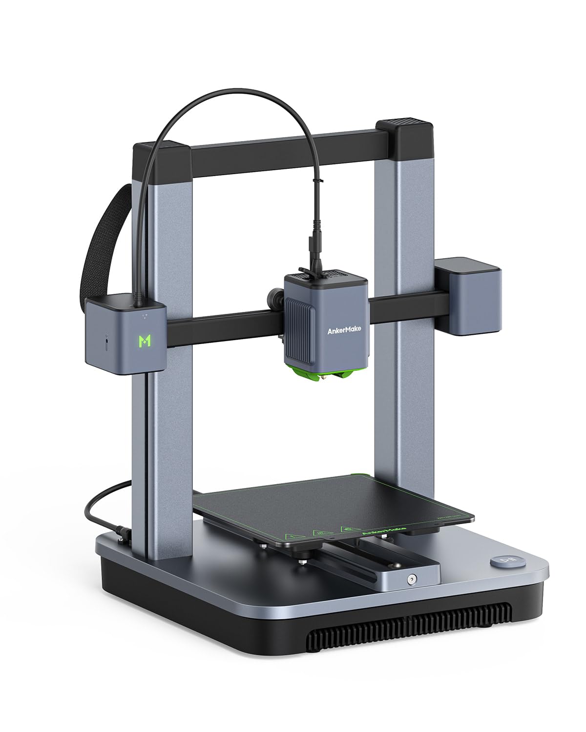 AnkerMake M5C 3D Printer, 500 mm/s High-Speed Printing, All-Metal Hotend, Supports 300℃ Printing, Control via Multi-Device, Intuitive, 7×7 Auto-Leveling, 220×220×250 mm Print Volume