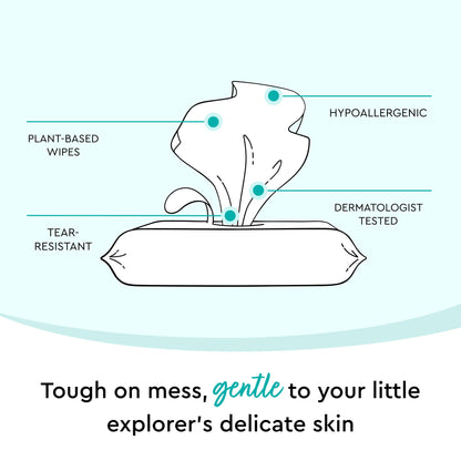 LILLYDOO Extra Large Hypoallergenic Baby Wipes