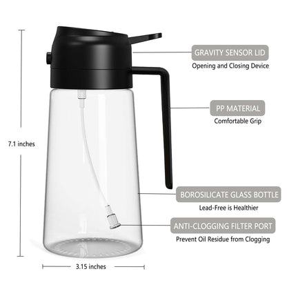 16oz Olive Oil Sprayer & Dispenser