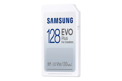 SAMSUNG 128GB EVO Plus SDXC Card UHS-I U3