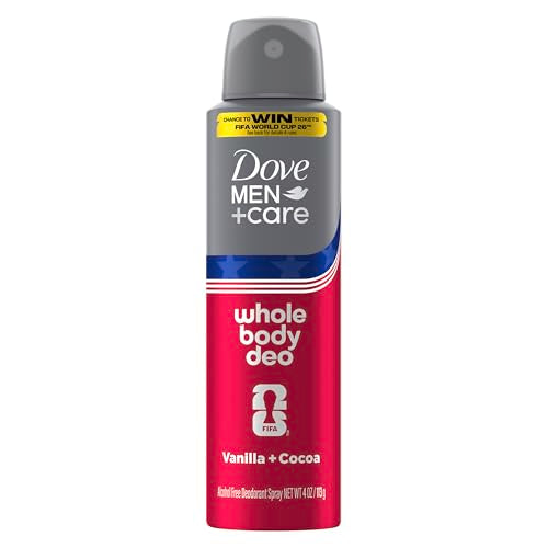Dove Men+Care Aluminum-Free Whole Body Deodorant Spray 4 oz