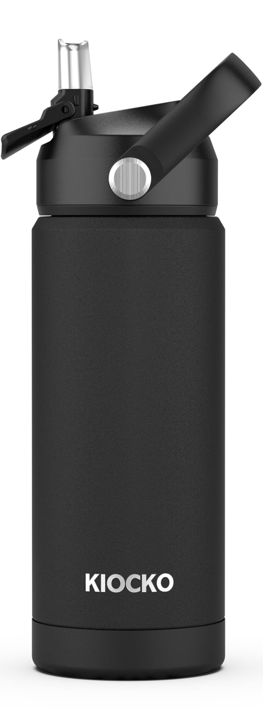 18oz Insulated Kids Water Bottle with Straw