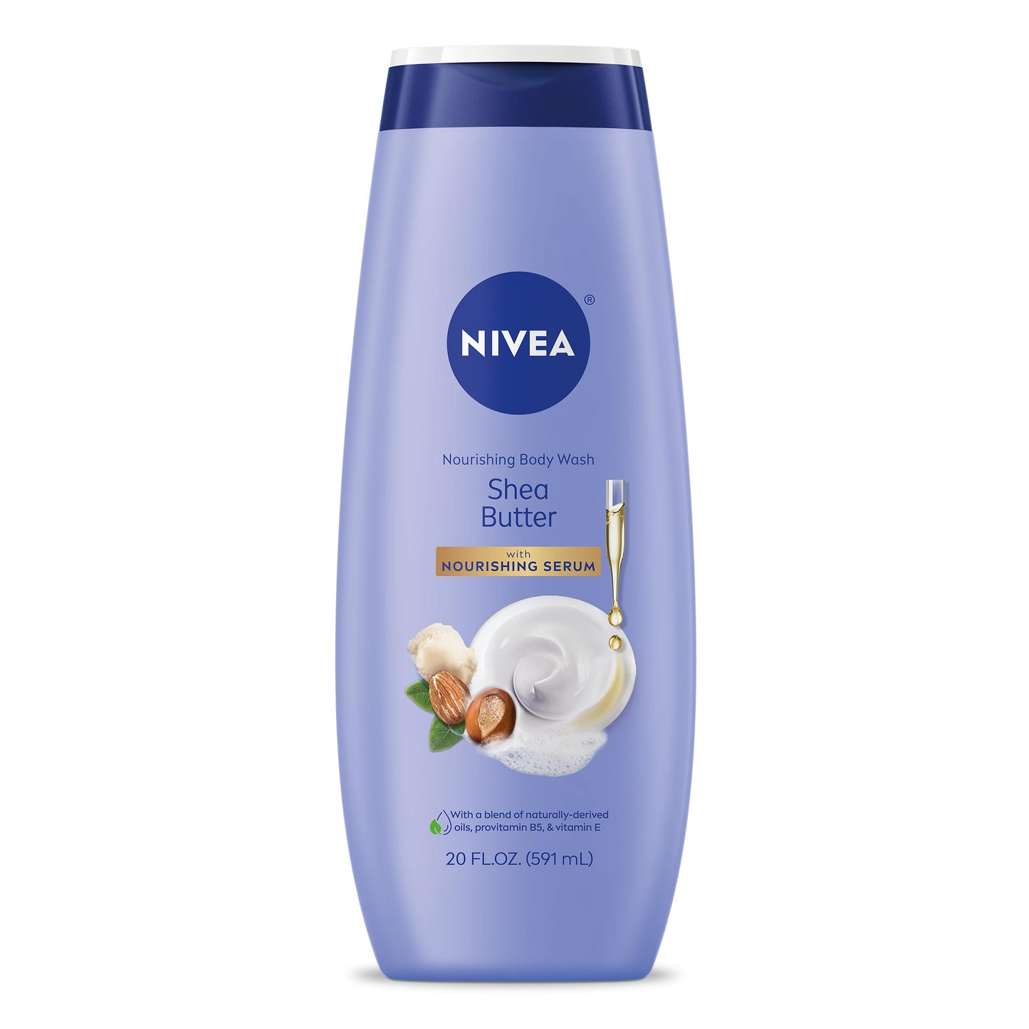 NIVEA Nourishing Shea Butter Body Wash 20 Fl Oz