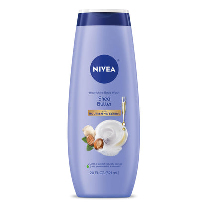 NIVEA Nourishing Shea Butter Body Wash 20 Fl Oz