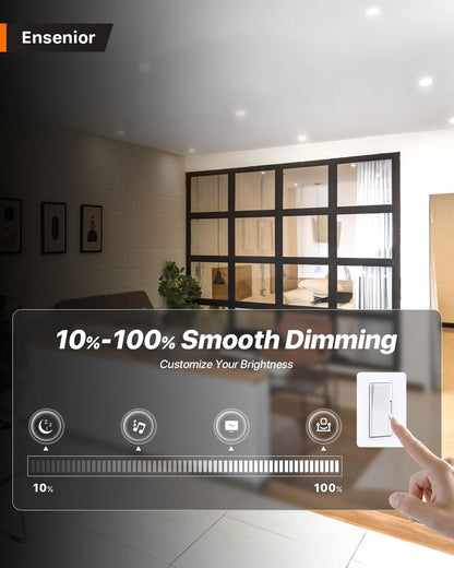 Ensenior 4-Pack Ultra-Thin LED Recessed Lights