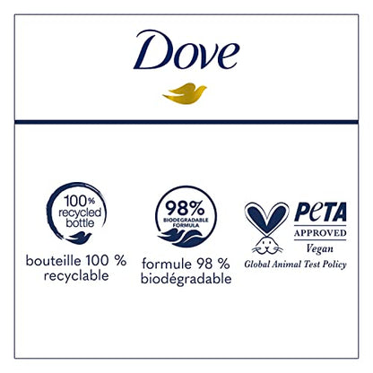 Dove Body Wash Deep Moisture 4 Count For Dry Skin Moisturizing Skin Cleanser with 24hr Renewing MicroMoisture Nourishes The Driest Skin 20 oz