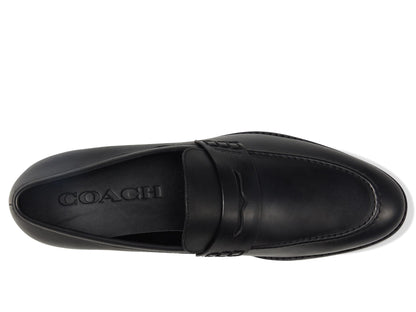 Coach Men's Black Declan Loafers, Size 10