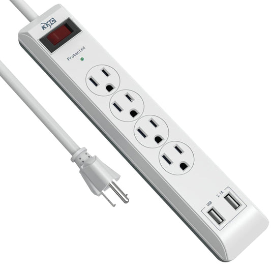 KMC Surge Protector Power Strip with USB Ports