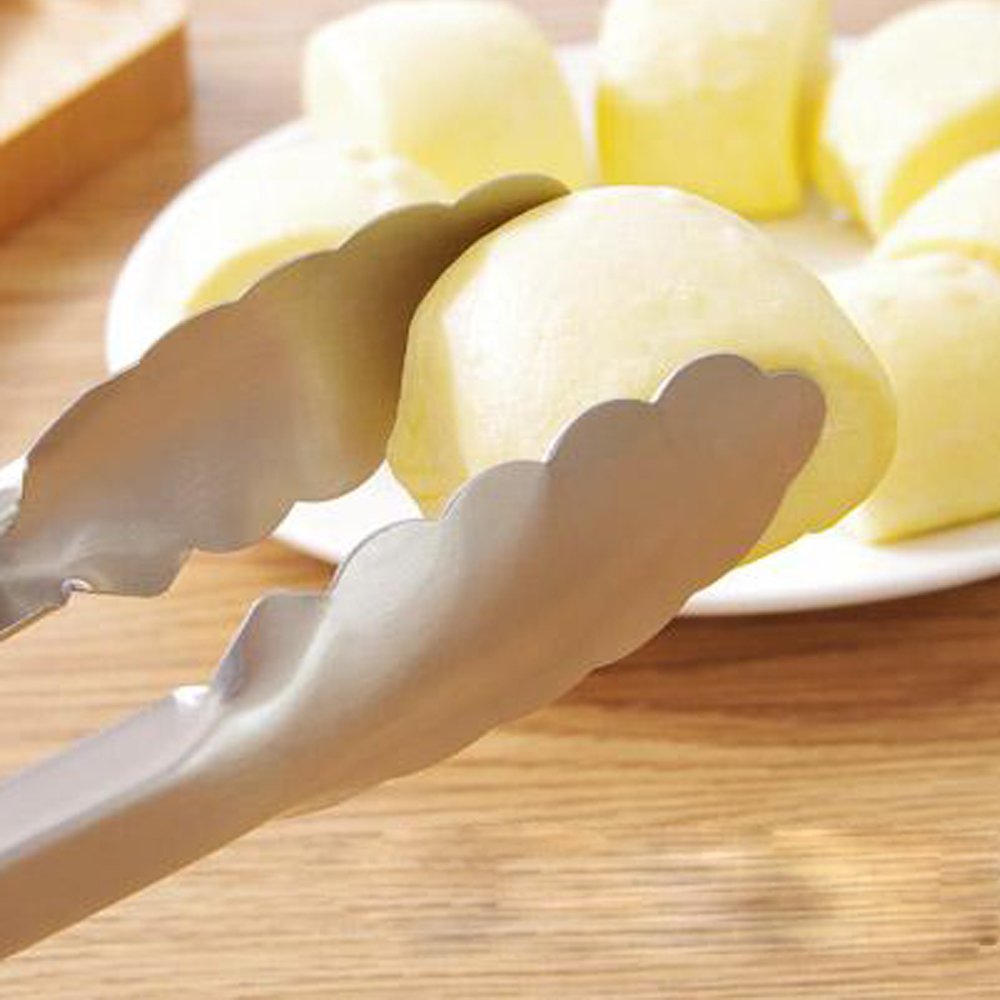 Stainless Steel Kitchen Tongs Set, 9" & 12"