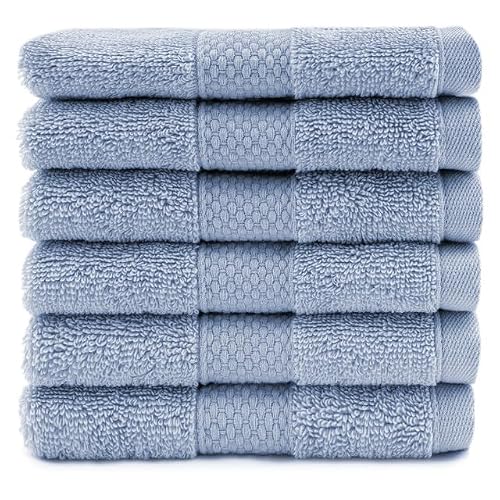 6 Pack Maisonette Egyptian Cotton Hand Towels