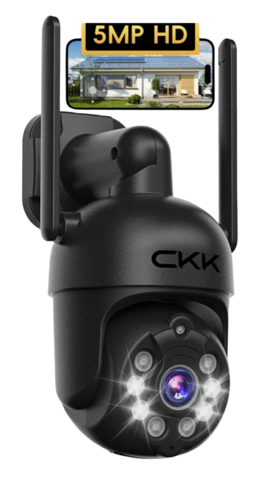 3K Wireless Outdoor Security Camera with Night Vision