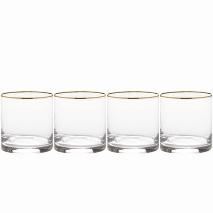Mikasa Set of 4 Double Old Fashioned Glasses