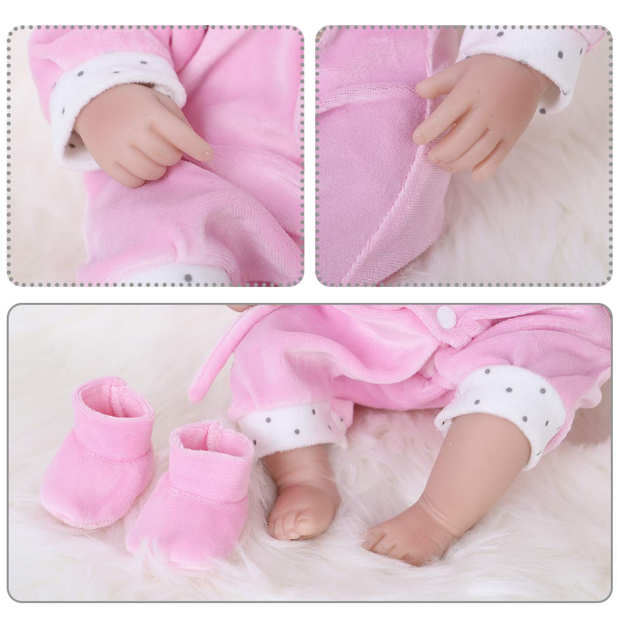 Reborn Baby Doll Gift Set for Ages 3+