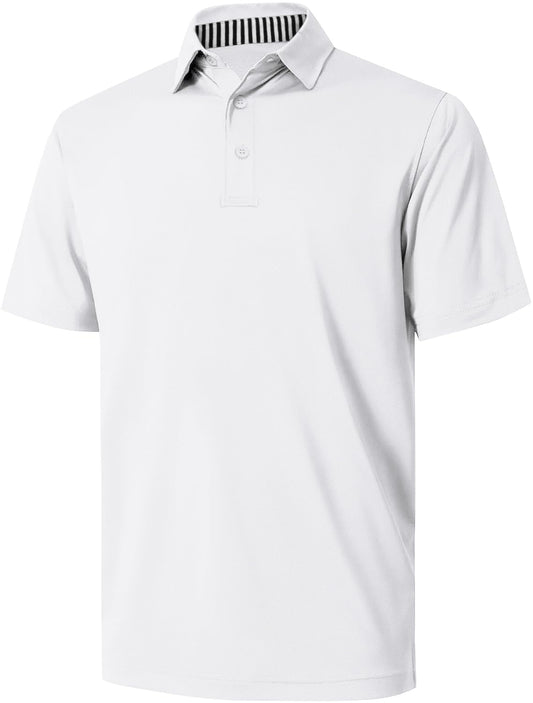 Men's Short Sleeve Dry Fit Polo T-Shirt