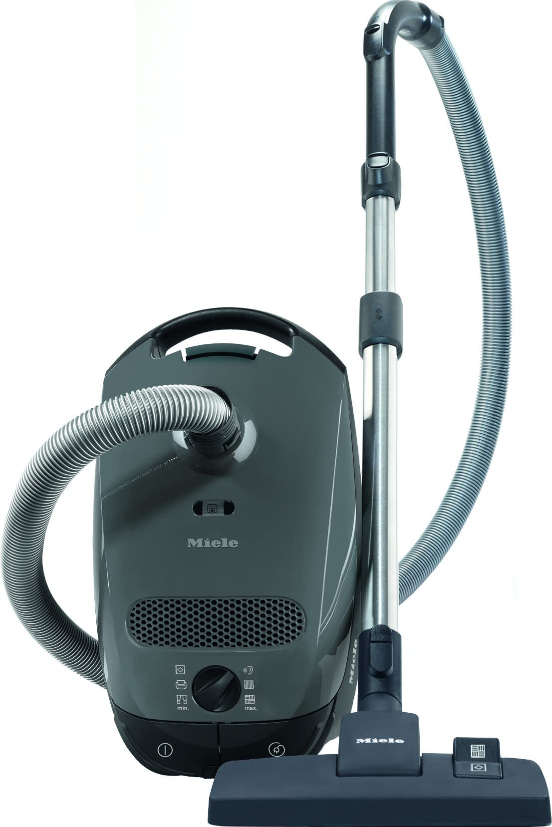 Miele Classic C1 Bagged Canister Vacuum, Grey