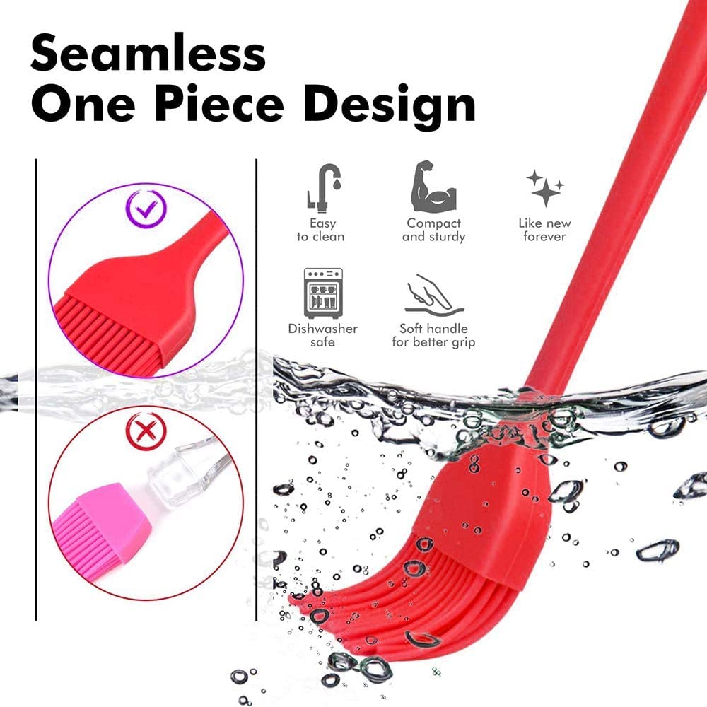 2 Pack SURDOCA Silicone Basting Brushes for Cooking