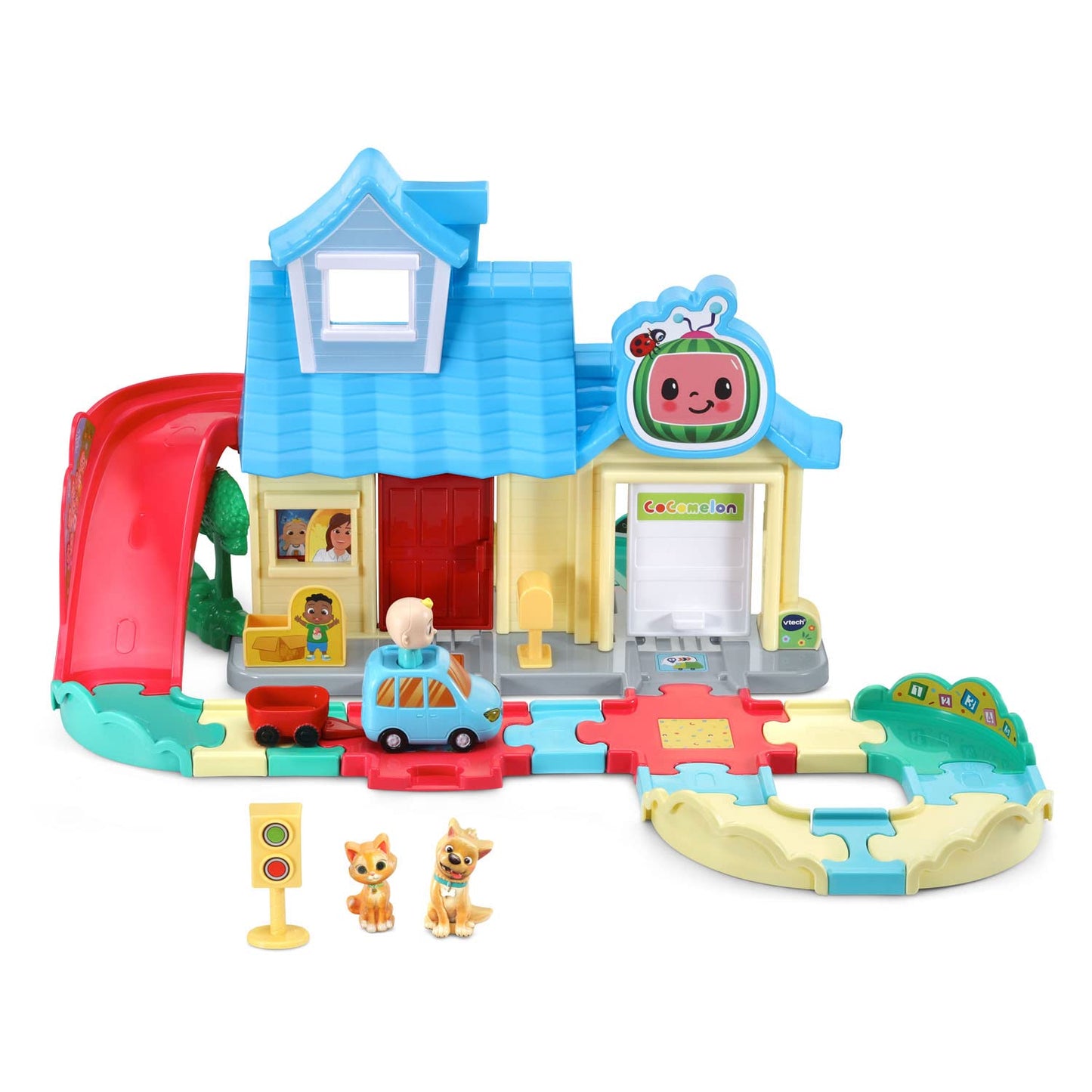 VTech CoComelon Go! Go! Smart Wheels JJ's House Track Set Small